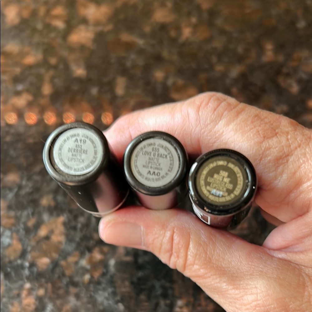 MAC Lipstick bundle of 5 neutral shades. All have been used but sanitized.